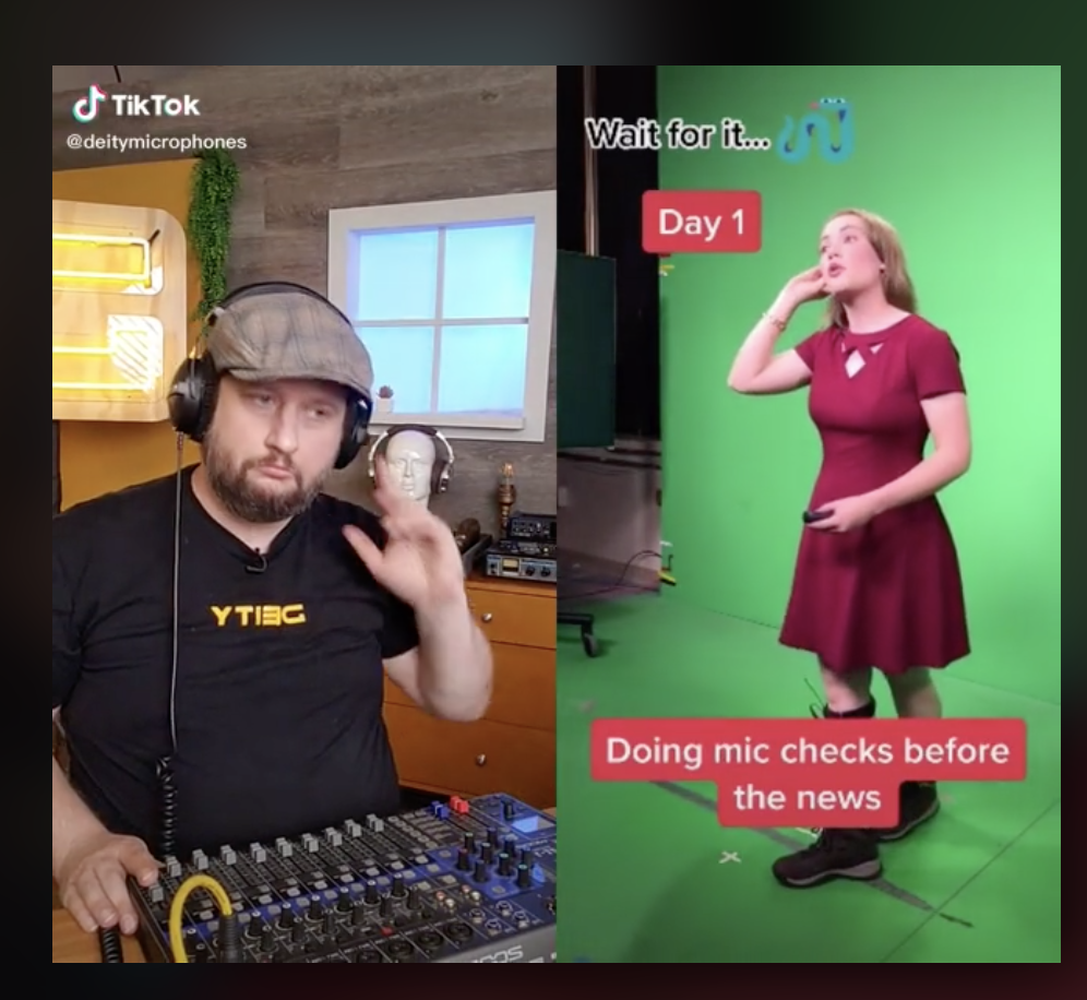 TikTok duet video